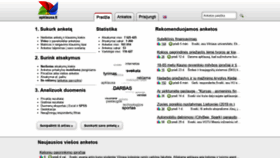 What Apklausa.lt website looked like in 2019 (5 years ago)