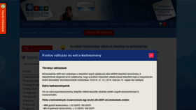 What Albaklima.hu website looked like in 2019 (5 years ago)