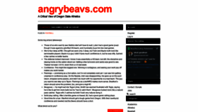 What Angrybeavs.com website looked like in 2019 (4 years ago)