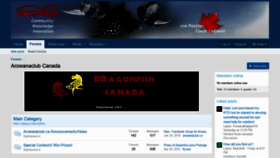What Arowanaclub.ca website looked like in 2019 (4 years ago)