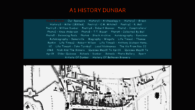 What A1historydunbar.com website looked like in 2019 (4 years ago)
