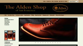 What Aldenshop.com website looked like in 2019 (4 years ago)