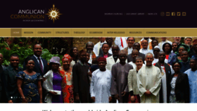 What Anglicancommunion.org website looked like in 2019 (4 years ago)