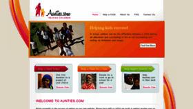 What Aunties.com website looked like in 2019 (4 years ago)