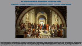 What Antike-griechische.de website looked like in 2019 (4 years ago)