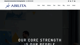 What Abilita.com website looked like in 2019 (4 years ago)