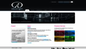 What Absolight.fr website looked like in 2019 (4 years ago)