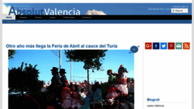 What Absolutvalencia.com website looked like in 2019 (4 years ago)