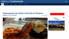 What Absolutzaragoza.com website looked like in 2019 (4 years ago)