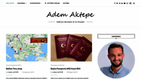 What Ademaktepe.com website looked like in 2019 (4 years ago)