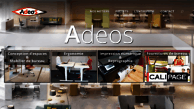 What Adeos-office.com website looked like in 2019 (4 years ago)