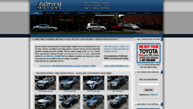 What Admiralmotors.com website looked like in 2019 (4 years ago)