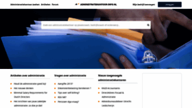 What Administratiekantoor-info.nl website looked like in 2019 (4 years ago)
