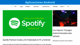 What Aplicacionesandroid.es website looked like in 2019 (4 years ago)
