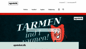 What Apoteket.dk website looked like in 2019 (4 years ago)