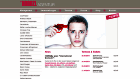 What Agentur-hoanzl.at website looked like in 2019 (4 years ago)