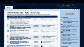 What Auktionshilfe.info website looked like in 2019 (4 years ago)