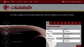 What Autobelle.it website looked like in 2019 (4 years ago)