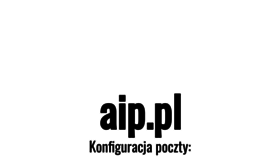What Aip.pl website looked like in 2019 (4 years ago)