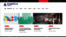 What Akademija-art.hr website looked like in 2019 (4 years ago)