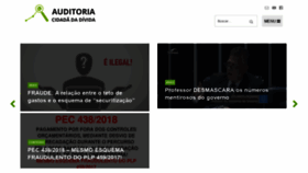 What Auditoriacidada.org.br website looked like in 2019 (4 years ago)