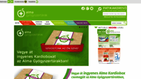 What Almapatika.hu website looked like in 2019 (4 years ago)