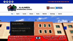 What Alalameenschool.com website looked like in 2019 (4 years ago)