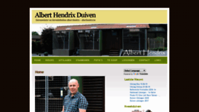 What Alberthendrix.be website looked like in 2019 (4 years ago)