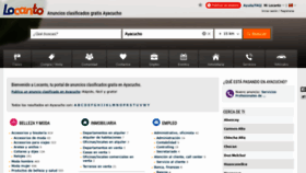 What Ayacucho.locanto.com.pe website looked like in 2019 (4 years ago)
