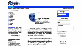What Algrim.pl website looked like in 2019 (4 years ago)