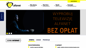 What Alfanet24.pl website looked like in 2019 (4 years ago)