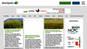 What Alive2green.com website looked like in 2019 (4 years ago)