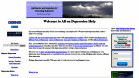 What All-on-depression-help.com website looked like in 2019 (4 years ago)