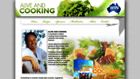 What Aliveandcooking.com.au website looked like in 2019 (4 years ago)