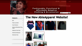 What Ableapparel.com website looked like in 2019 (4 years ago)