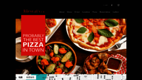 What Alleycatspizza.com website looked like in 2019 (4 years ago)