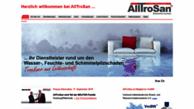 What Alltrosan.com website looked like in 2019 (4 years ago)