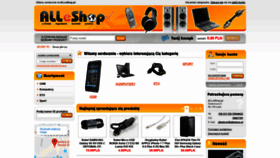 What Alleshop.pl website looked like in 2019 (6 years ago)