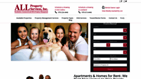 What Allpropertyservices.com website looked like in 2019 (4 years ago)