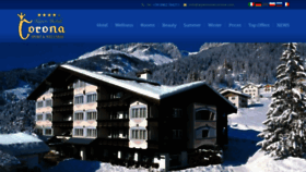 What Alpenhotelcorona.com website looked like in 2019 (4 years ago)