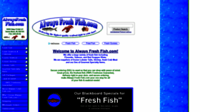What Alwaysfreshfish.com website looked like in 2019 (4 years ago)