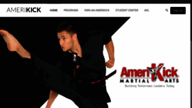 What Amerikick.com website looked like in 2019 (4 years ago)
