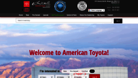 What Americantoyota.com website looked like in 2019 (4 years ago)