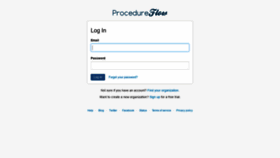 What App.procedureflow.com website looked like in 2019 (4 years ago)