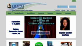 What Amta-wa.org website looked like in 2019 (4 years ago)
