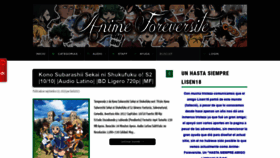 What Anime-foreversite.net website looked like in 2019 (4 years ago)