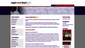 What Angst-und-depri.info website looked like in 2019 (4 years ago)