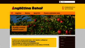 What Anglictinarehor.cz website looked like in 2019 (4 years ago)