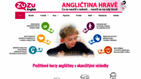 What Anglictina-zuzu.cz website looked like in 2019 (4 years ago)