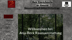 What Anja-beck.de website looked like in 2019 (4 years ago)